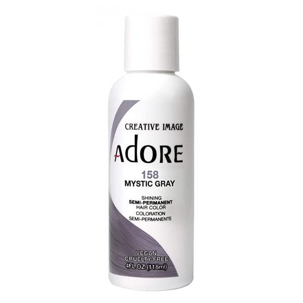 Adore Semi Permanent Hair Color 158 - Mystic Gray