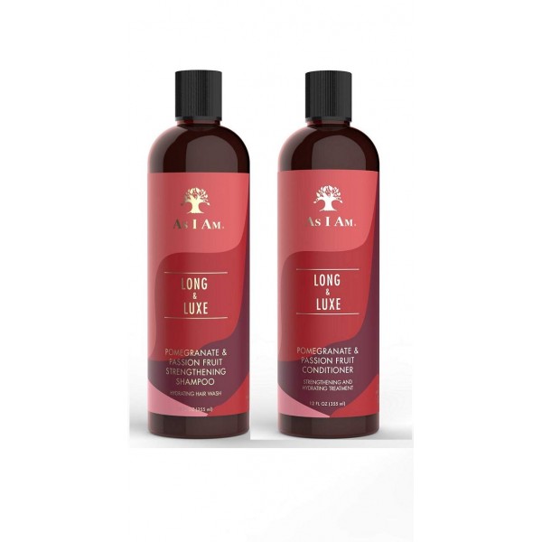 As I Am Long & Luxe Set: As I Am Long & Luxe Shampoo & Conditioner
