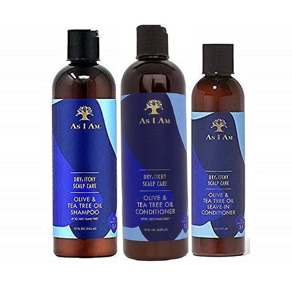 As I Am Dry & Itchy Combo Deal - As I Am Dry & Itchy Shampoo, Conditioner & Leave In Conditioner 