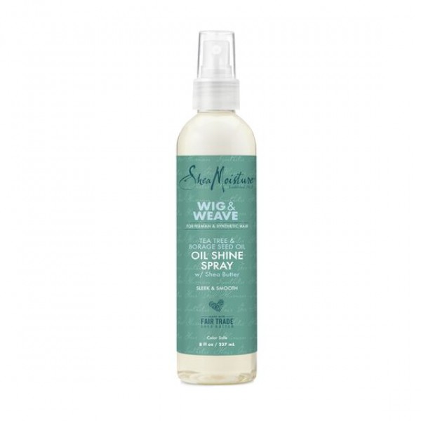 Shea Moisture Wig & Weave Tea Tree & Borage Seed Oil Oil Shine Spray 237ml