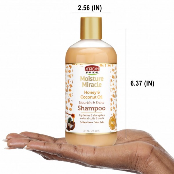 African Pride Moisture Miracle Honey & Coconut Oil Nourish & Shine Shampoo