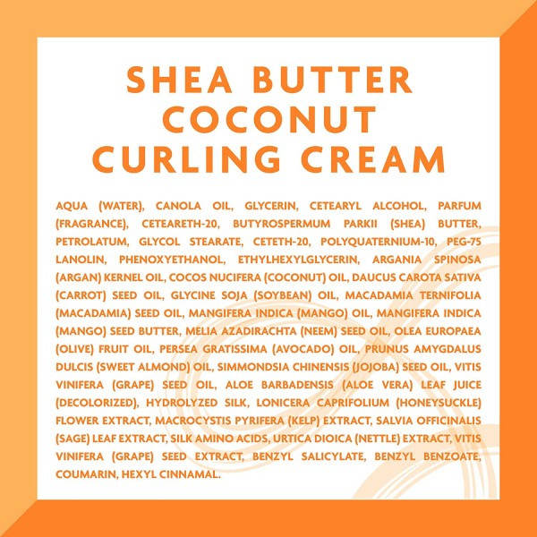 Cantu Shea Butter Coconut Curling Cream 340g