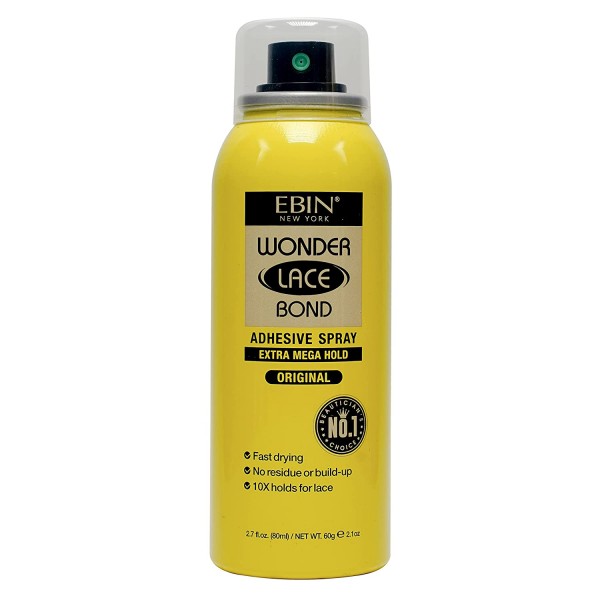 Ebin New York Wonder Lace Bond Adhesive Spray - Extra Mega Hold Original