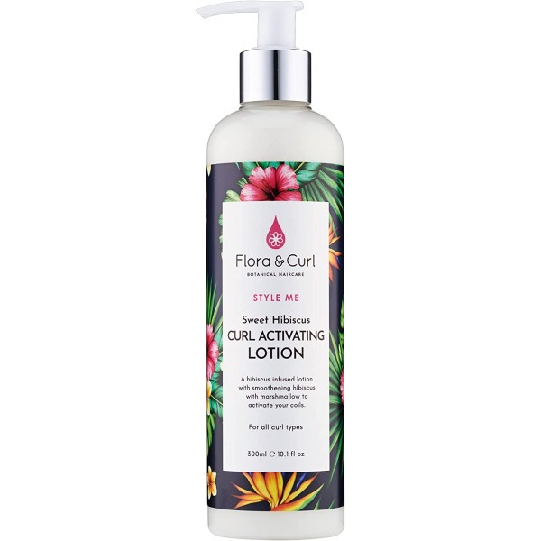 Flora & Curl Botanical Haircare Style Me Sweet Hibiscus Curl Activation lotion 300ml