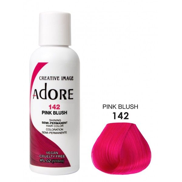 Adore Semi Permanent Hair Color 142 - Pink Blush  