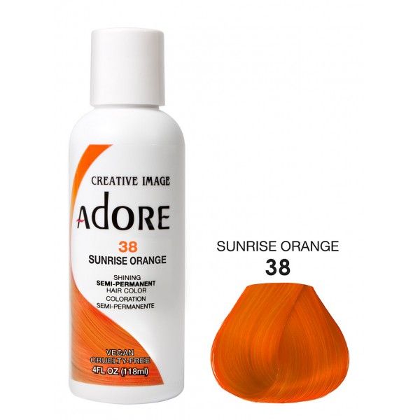 Adore Semi Permanent Hair Color 38 - Sunrise Orange 