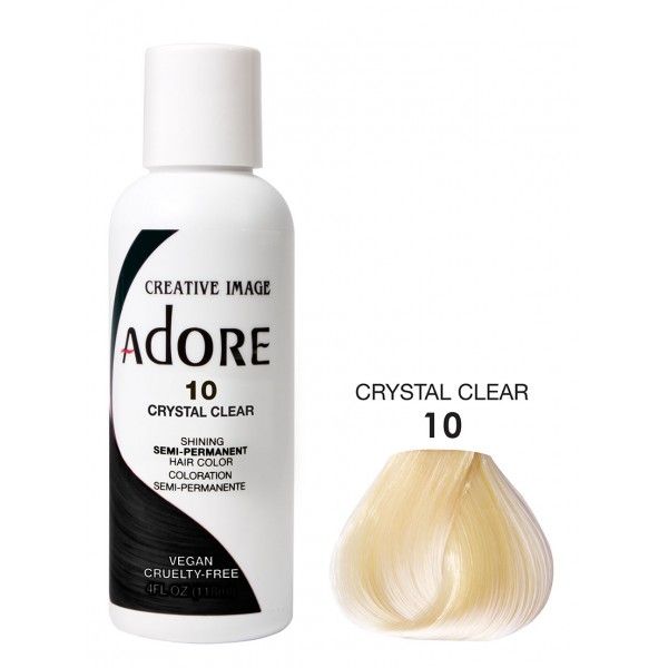 Adore Semi Permanent Hair Color 10 - Crystal Clear  