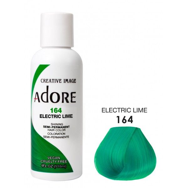 Adore Semi Permanent Hair Color 164 - Electric Lime