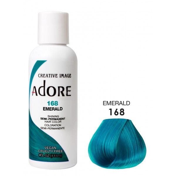 Adore Semi Permanent Hair Color 168 - Emerald