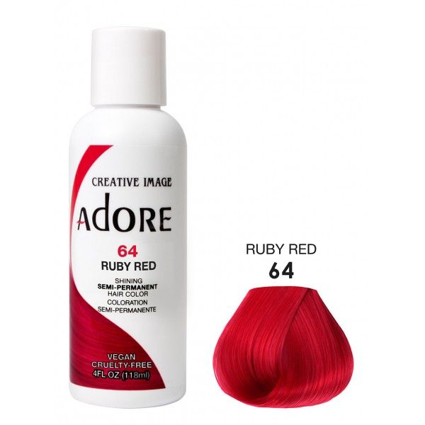 Adore Semi Permanent Hair Color 64 - Ruby Red