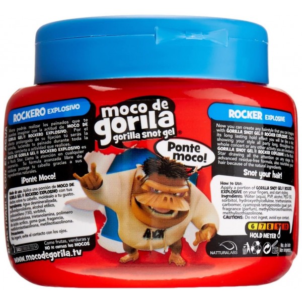 Moco De Gorilla Rockero Mega Gel Red 270 g